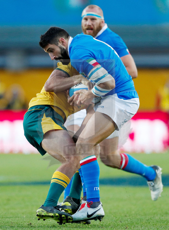 Cattolica Test Match 2018, Padova, Stadio Euganeo, 17-11-2018, Italia v Australia. Tito Tebaldi contende l\