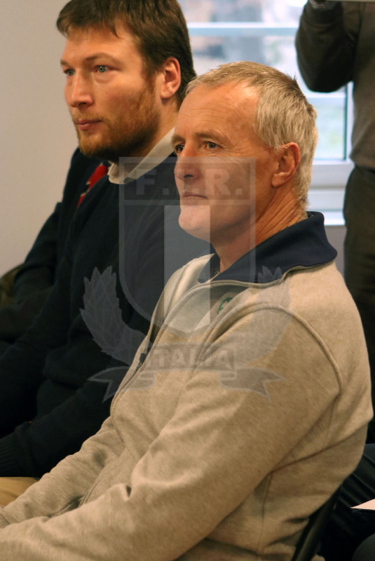 Milano, 19/12/2016, presentazione del derby fra Zebre e Benetton Treviso, l\