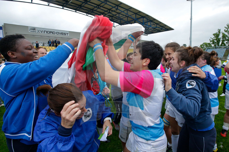 Finale Campionato Serie A Femminile Rugby 2014-2015, Parma, Stadio Lanfranchi, 23-05-2015, Monza Rugby 1949 v Valsugana Rugby Padova. Beatrice Rigoni festeggia a fine gara. Foto Roberto Bregani.