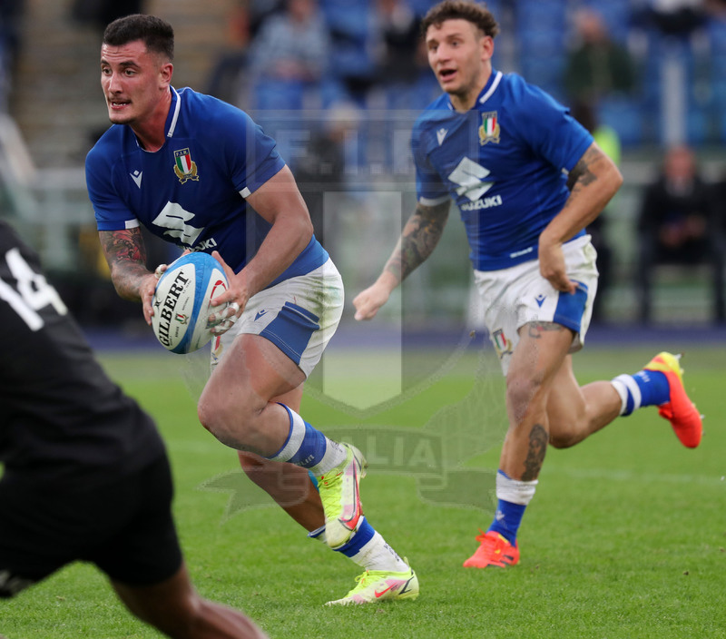 Autumn Nations Series 2021, Roma, Stadio Olimpico, 06/11-2021, Itallia vs Nuova Zelanda.Foto Daniele Resini/Fotosportit
