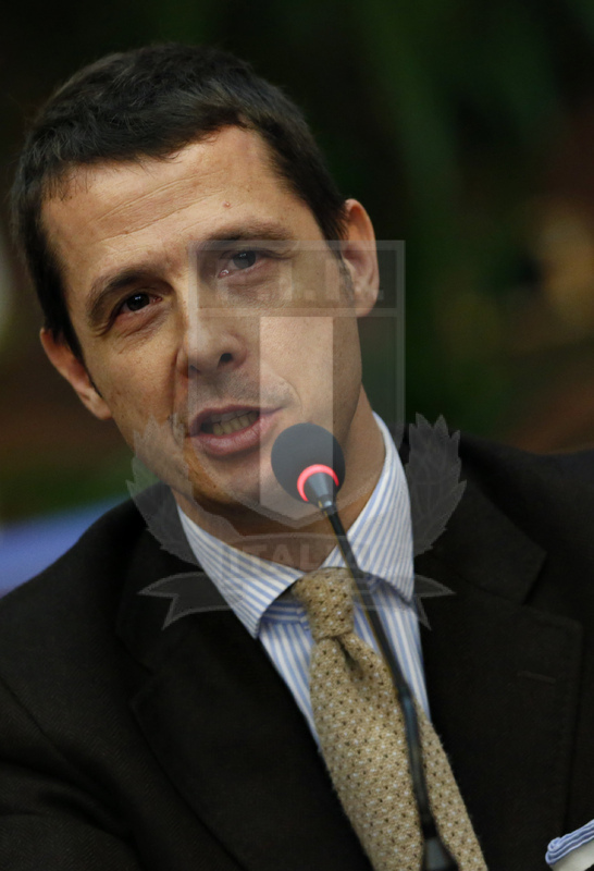 Roma 23-01-2013 Rugby: conferenza stampa di presentazione del 6 Nazioni 2014 presso il Salone d\