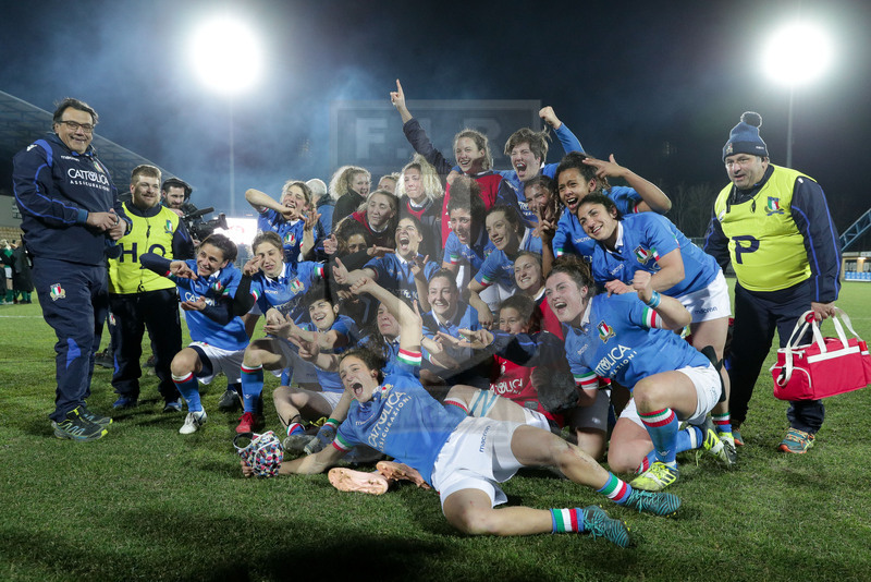 Guinness Sei Nazioni 2019 Donne, Round 3, Parma, Stadio Lanfranchi, 23/02/2019, Italia Donne v Irlanda Donne. La festa delle azzurre . Foto Roberto Bregani/Fotosportit