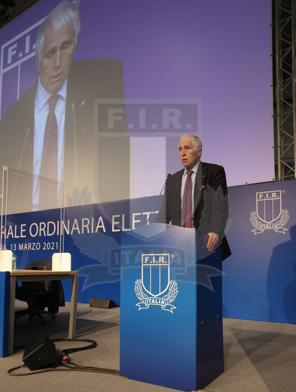 Assemblea generale ordinaria elettiva Fir, Roma, Nuova Fiera di Roma 13/03/2021. Foto Daniele Resini/Fotosportit