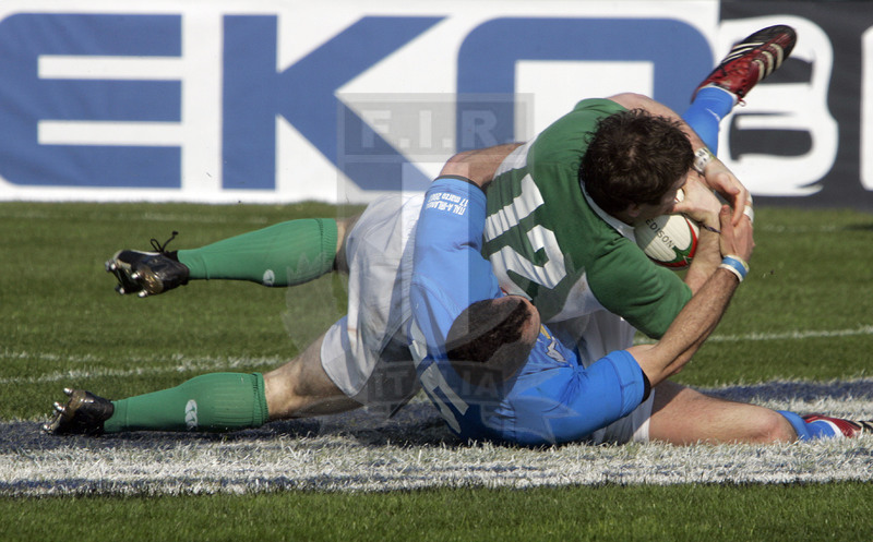 Rbs Sei Nazioni 2007, Roma, stadio Flaminio 17/03/2007, Italia v Irlanda, Foto Daniele Resini/Fotosportit