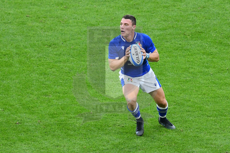 Autumn Nations Series 2021, Roma, Stadio Olimpico, 06/11/2021, Itallia vs Nuova Zelanda, Paolo Garbisi. Foto Massimo Insabato/Fotosportit