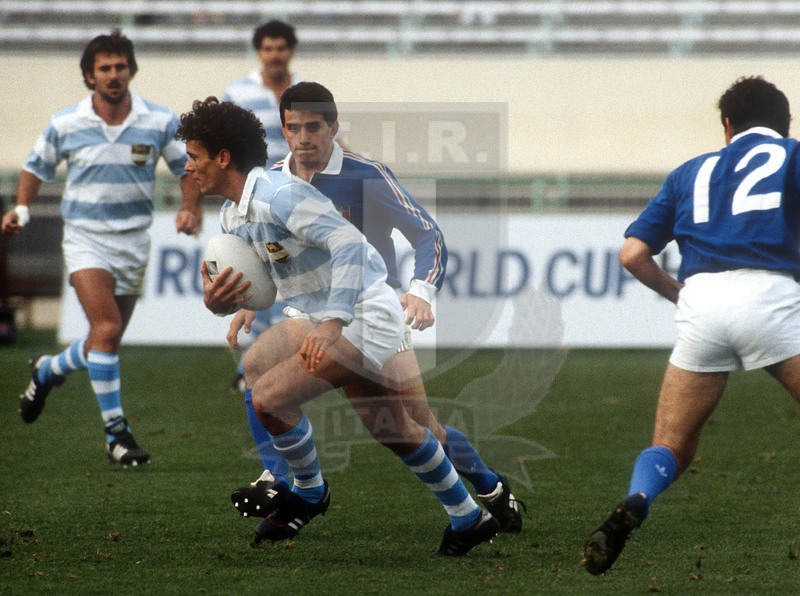 Rugby World Cup 1987, Pool 3, Christchurch, Lancaster Park 28/05/1987, Argentina v Italia, Foto Daniele Resini/Fotosportit