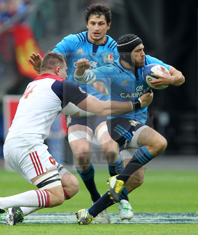 Rbs Sei Nazioni 2016, round 1, Parigi, Stade de France 06/02/2016, Francia v Italia, Edoardo Gori. Foto Daniele Resini/Fotosportit