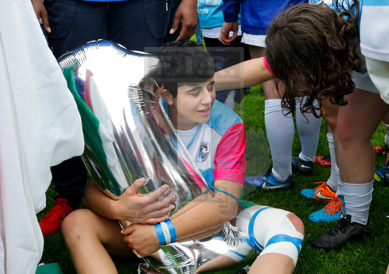 Finale Campionato Serie A Femminile Rugby 2014-2015, Parma, Stadio Lanfranchi, 23-05-2015, Monza Rugby 1949 v Valsugana Rugby Padova. La commozione di Veatrice Rigoni a fine gara. Foto Roberto Bregani.