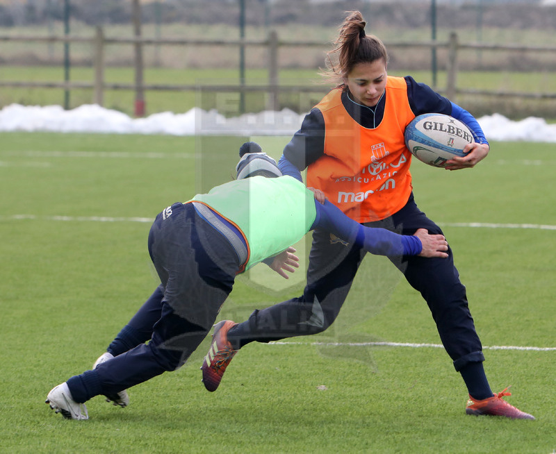 Guinness Sei Nazioni 2021, Parma, Cittadella del Rugby 09/01/2021, raduno Nazionale Donne, sessione di allenamento, Foto Daniele Resini/Fotosportit