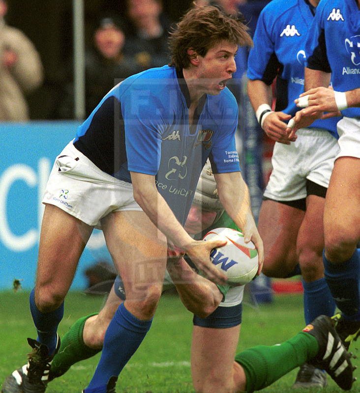 2002 Lloyds TSB Six Nations, Roma, stadio Flaminio 03/02/2001, Italia v Irlanda, Ramiro Pez. Foto Daniele Resini/Fotosportit