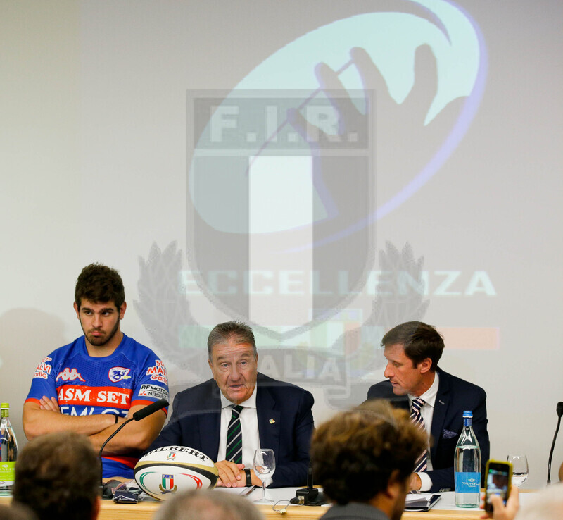 Rugby Eccellenza 2015-2016, Milano, Sede RAI, 6-10-2015, conferenza Stampa di presentazione del Campionato di Eccelenza 2015-2016, l\