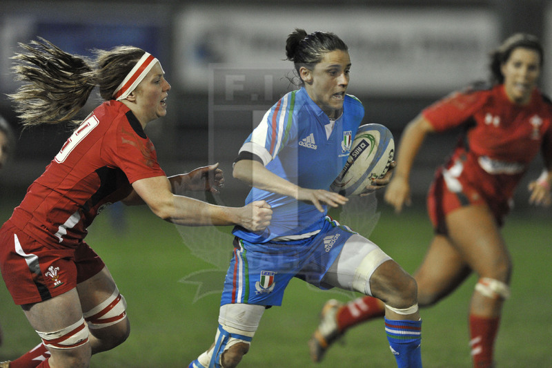 Rbs Sei Nazioni Donne 2015, Padova, stadio Plebiscito, 21-03-2015, Italia Donne v Galles Donne, break di Sara Barattin.