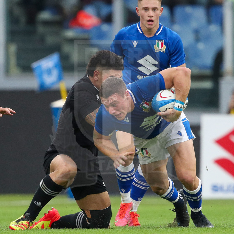 Autumn Nations Series 2021, Roma, Stadio Olimpico, 6-11-2021, Italia vs Nuova Zelanda.   Paolo Garbisi. Foto:Roberto Bregani/Fotosportit