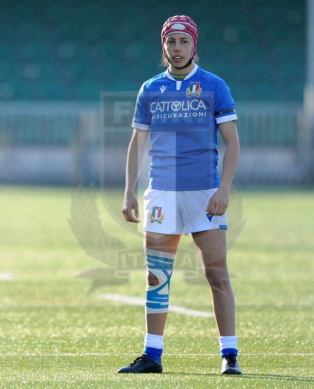 Guinness Sei Nazioni Donne 2021, Glasgow, Scoststoun Stadium 17/04/2021, Scozia Donne v Italia Donne, Vittoria Ostuni Minuzzi. Foto David Gibson/Fotosportit