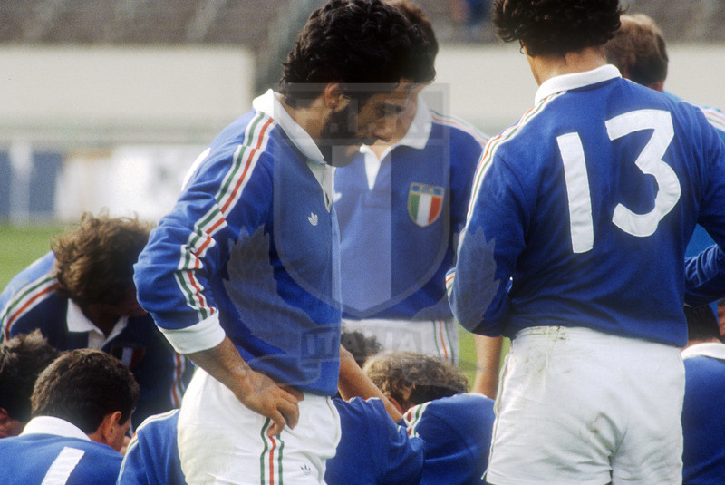 Rugby World Cup 1987, Pool 3, Christchurch, Lancaster Park 28/05/1987, Argentina v Italia, Massimo Mascioletti. Foto Daniele Resini/Fotosportit