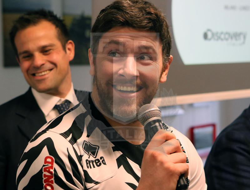 Milano, 19/12/2016, presentazione del derby fra Zebre e Benetton Treviso, l\