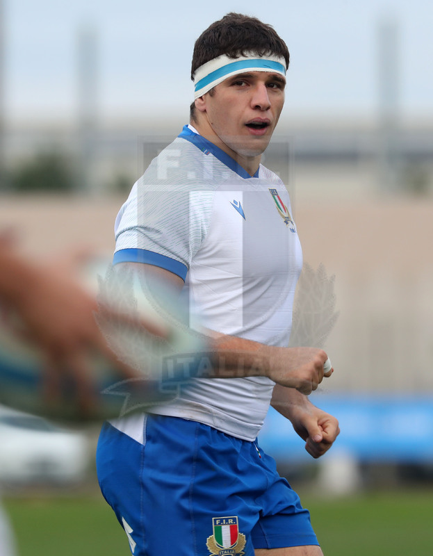 Nazionale A, Test Match 2021, Padova, stadio Plebiscito 14/11/2021, Italia A v Uruguay, Giacomo Nicotera. Foto Daniele Resini/Fotosportit