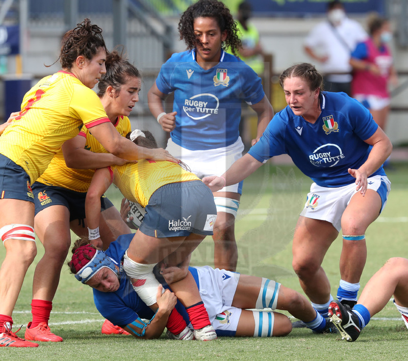 Rugby World Cup 2021 Women, Qualifier, Parma, stadio Lanfranchi 25/09/2021, Italia Donne v Spagna Donne.Foto Daniele Resini/Fotosportit