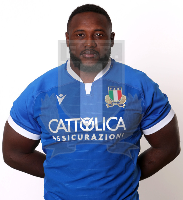 Guinness Sei Nazioni 2021, Roma, Centro Coni Giulio Onesti 29/01/2021, raduno della Nazionale maggiore, ritratti e nuovi profili di atleti e staff, Cherif Traore.