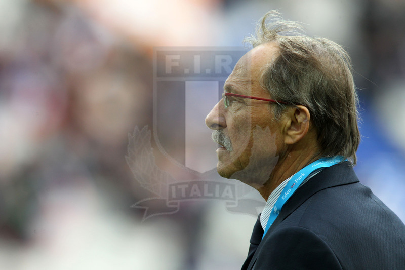 Rbs Sei Nazioni 2016, round 1, Parigi, Stade de France 06/02/2016, Francia v Italia, warm-up, Jacques Brunel. Foto Daniele Resini/Fotosportit