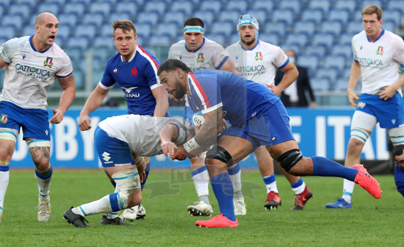 Guinness Sei Nazioni 2021, Round 1, Roma, stadio Olimpico 06/02/2021, Italia v Francia,