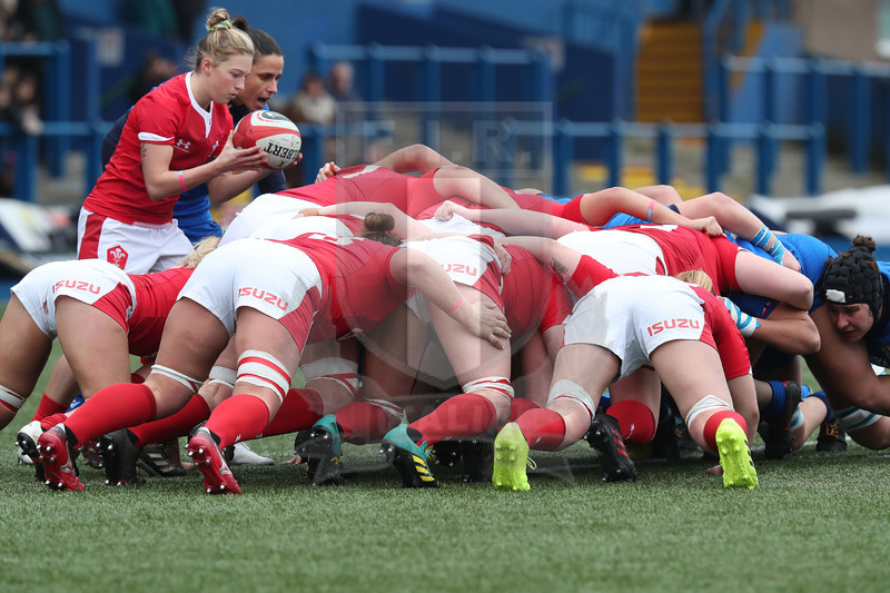 Guinness Sei Nazioni Donne 2020, Cardiff, Arms Park 02/02/2020 Galles Donne v Italia Donne, mischie a confronto. Foto Daniele Resini/Fotosportit