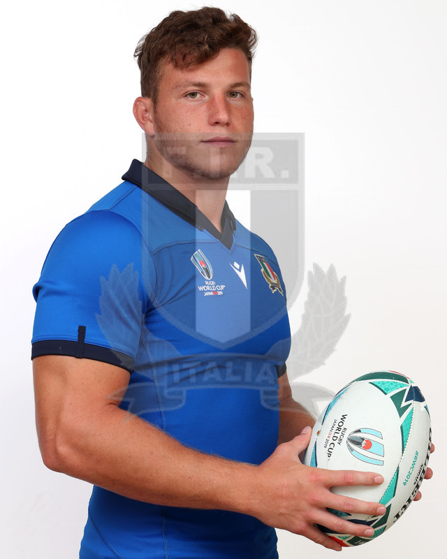 Rugby World Cup 2019, Pergine (Valsugana) 12/07/2019, raduno della Nazionale maggiore, profili individuali di atleti e staff, Giovanni Licata, Terza Linea, Zebre Rugby Club, 7 cap.