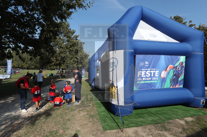 Eni rugby tour, feste del rugby 2022, Ravenna, parco Teodorico 16/10/2022,