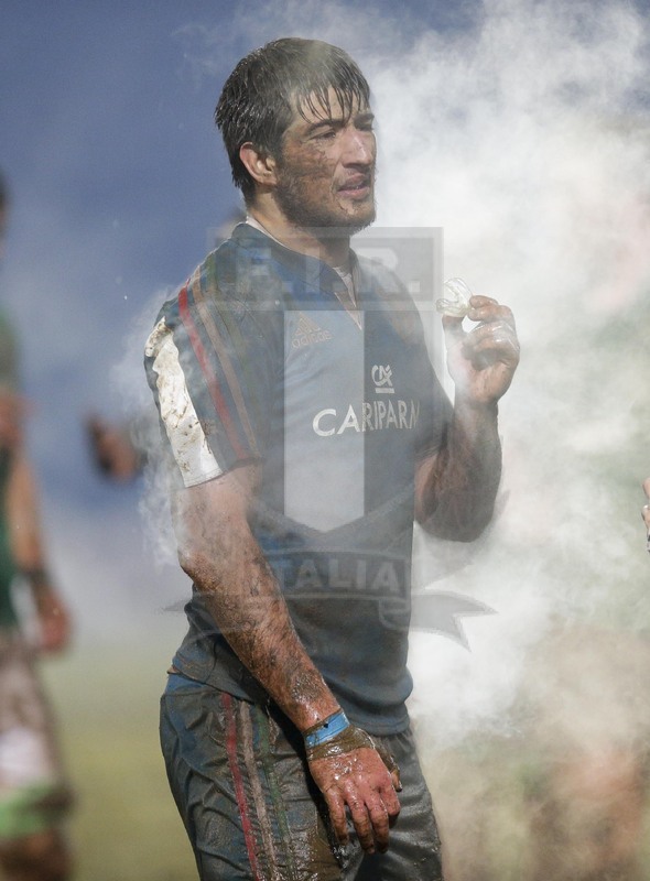 RBS 6 Nazioni U20 2015, Biella, Stadio Pozzo Lamarmora, 6-02-2015, Italia U20 v Irlanda U20 Matteo Archetti. Foto: Roberto Bregani/Fotosportit.
