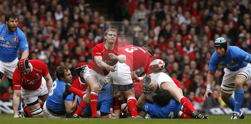 Rbs Sei Nazioni 2008, Cardiff, Millennium Stadium 23/02/2008, Galles v Italia, Foto Daniele Resini/Fotosportit