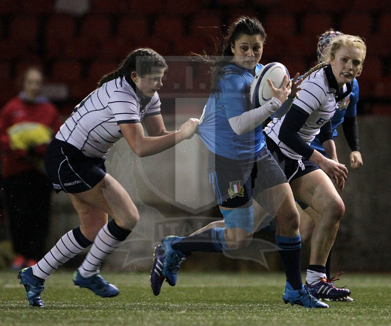 RBS Sei Nazioni 2017, Cumbernauld, Broadwood Stadium 17/03/2017 Scozia Donne v Italia Donne, Maria Grazia Cioffi. Foto Daniele Resini/Fotosportit