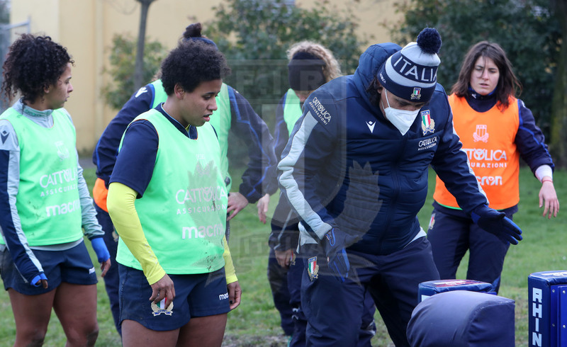 Guinness Sei Nazioni 2021, Parma, Cittadella del Rugby 09/01/2021, raduno Nazionale Donne, sessione di allenamento, Foto Daniele Resini/Fotosportit