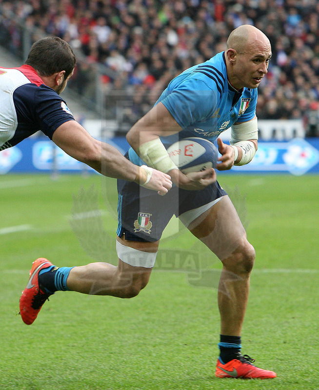Rbs Sei Nazioni 2016, round 1, Parigi, Stade de France 06/02/2016, Francia v Italia, Sergio Parisse. Foto Daniele Resini/Fotosportit