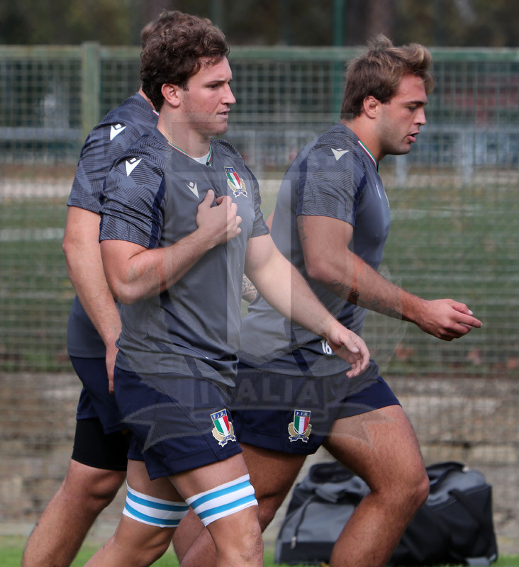 Autumn Nations Cup, Italia v Nuova Zelanda, Roma, Centro Coni Giulio Onesti 05/11/2021, team run della Nazionale Maggiore,