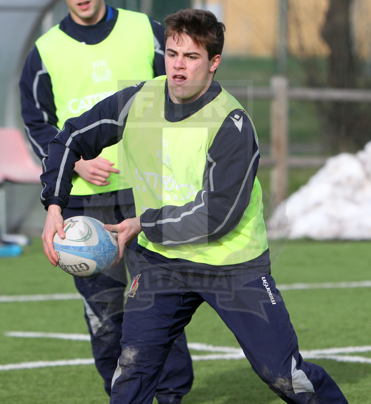 Sei Nazioni 2021, Parma, Cittadella del Rugby 12/01/2021, raduno della Nazionale U20, sessione di allenamento,