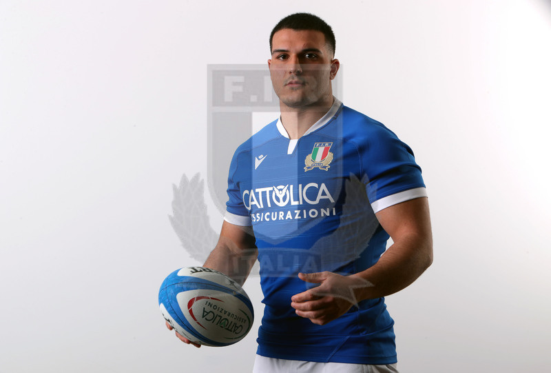 Guinness Sei Nazioni 2021, Roma, Centro Coni Giulio Onesti 29/01/2021, raduno della Nazionale maggiore, ritratti e nuovi profili di atleti e staff, Danilo Fischetti.