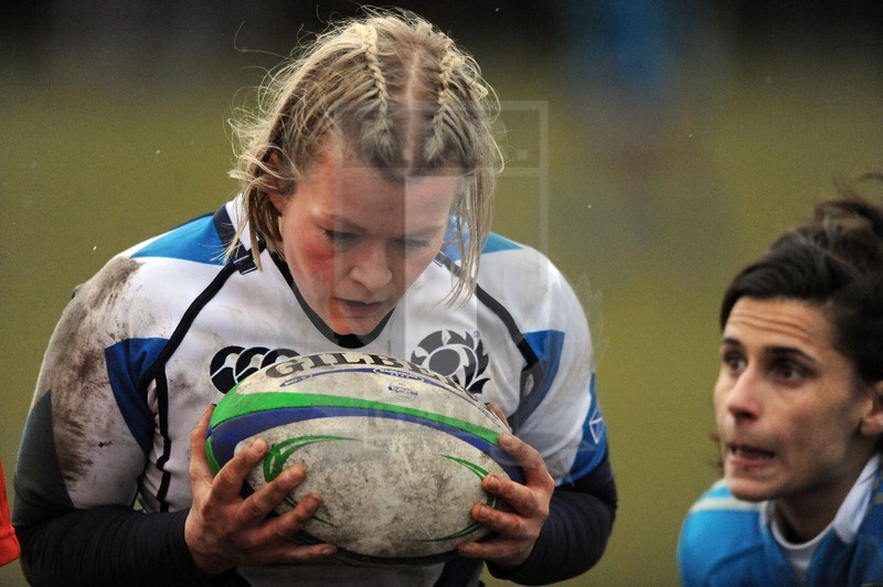 Sei Nazioni Donne, Mayfield, Dundee 10/02/2013, Scozia v Italia, il mediano di mischia scozzese all\
