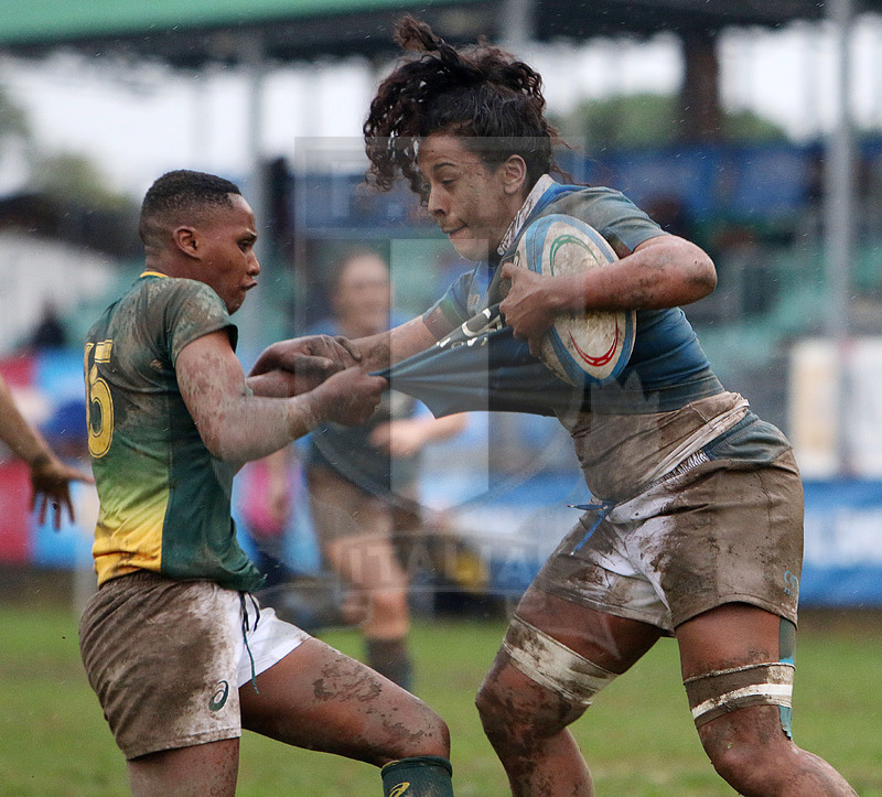 Cattolica Test Match Donne, Prato, stadio Chersoni 25/11/2018, Italia Donne v Sudafrica Donne, Giada Franco difende palla. Foto Daniele Resini/Fotosportit