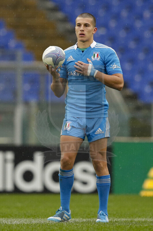 Cariparma Test Match 2013, Roma, Stadio Olimpico, 23-11-2013, Italia v Argentina. Tommaso Allan Foto Roberto Bregani / Fotosportit