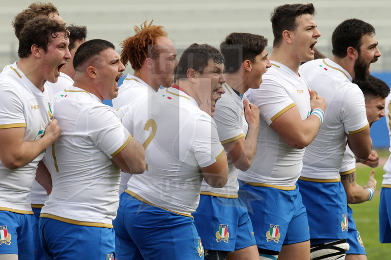 Natwest Sei Nazioni U20 2018, round 5, Bari, stadio della Vittoria 16/03/2018, Italia U20 v Scozia U20, gli Azzurri all\