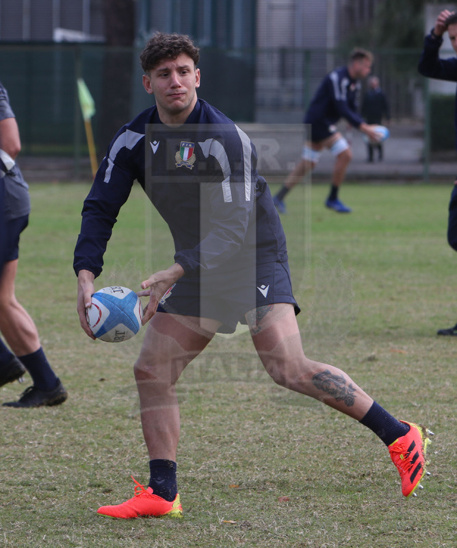 Autumn Nations Cup, Italia v Nuova Zelanda, Roma, Centro Coni Giulio Onesti 05/11/2021, team run della Nazionale Maggiore,