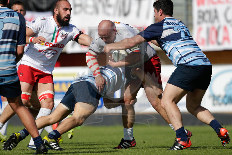 Rugby, Serie A 2015-2016, Finale, Viadana (MN), Stadio Zaffanella, 22-05-2016, Conad Reggio v Tossini Pro Recco. Foto: Roberto Bregani / Fotosportit