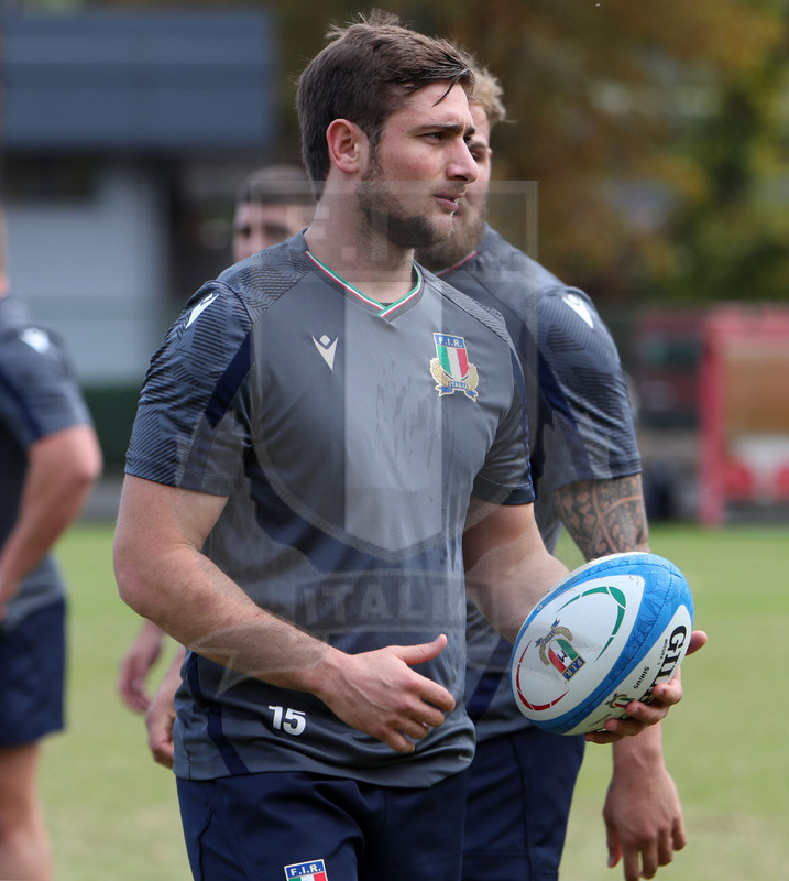 Autumn Nations Cup, Italia v Nuova Zelanda, Roma, Centro Coni Giulio Onesti 05/11/2021, team run della Nazionale Maggiore,