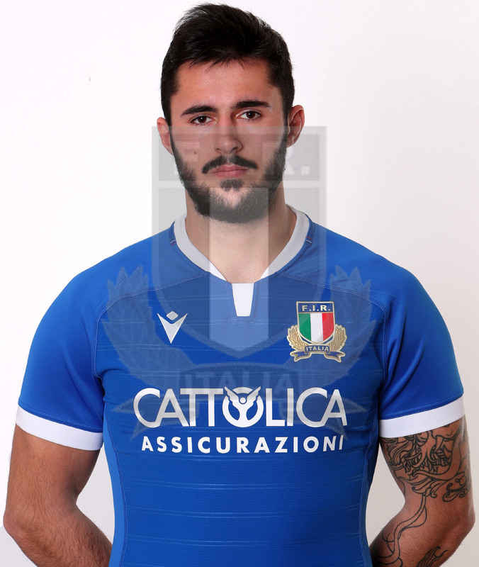 Guinness Sei Nazioni 2021, Roma, Centro Coni Giulio Onesti 29/01/2021, raduno della Nazionale maggiore, ritratti e nuovi profili di atleti e staff, Riccardo Favretto.