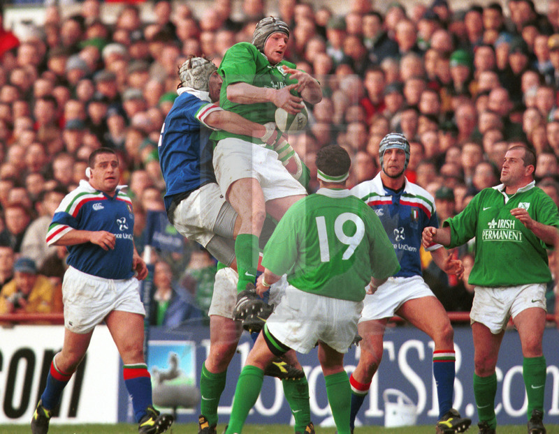 Lloyds TSB Sei Nazioni 2000, Round 3, Dublino, Lansdowne Road 04/03/2000, Irlanda v Italia, Malcom O\