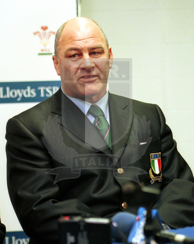 Lloyds TSB Sei Nazioni 2000, Round 2, Cardiff, Millennium Stadium 19/02/2000, Galles v Italia, conferenza stampa dopo il match, l\