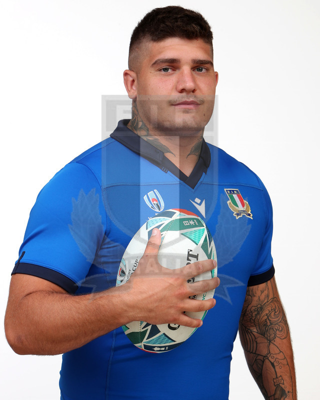 Rugby World Cup 2019, Pergine (Valsugana) 12/07/2019, raduno della Nazionale maggiore, profili individuali di atleti e staff, Marco Riccioni, Pilone, Benetton Rugby, esordiente.