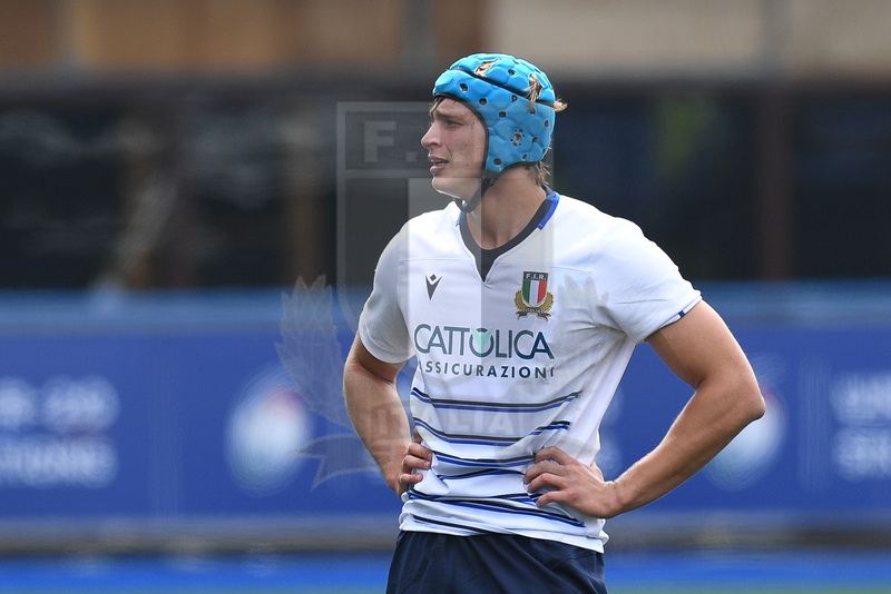 Guinness Sei Nazioni U20 2021, Cardiff, Arms Park 01/07/2021, Italia U20 v Scozia U20, Nicola Piantella.