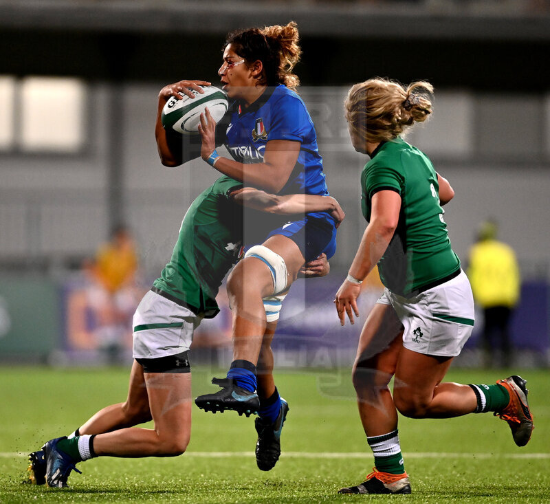 Sei Nazioni 2020 Donne, Round 4, Dublino, Donnibrook, Energia Park 24/10/2020, Irlanda Donne v Italia Donne, Silvia Turani. Foto Brendan Moran/Fotosportit