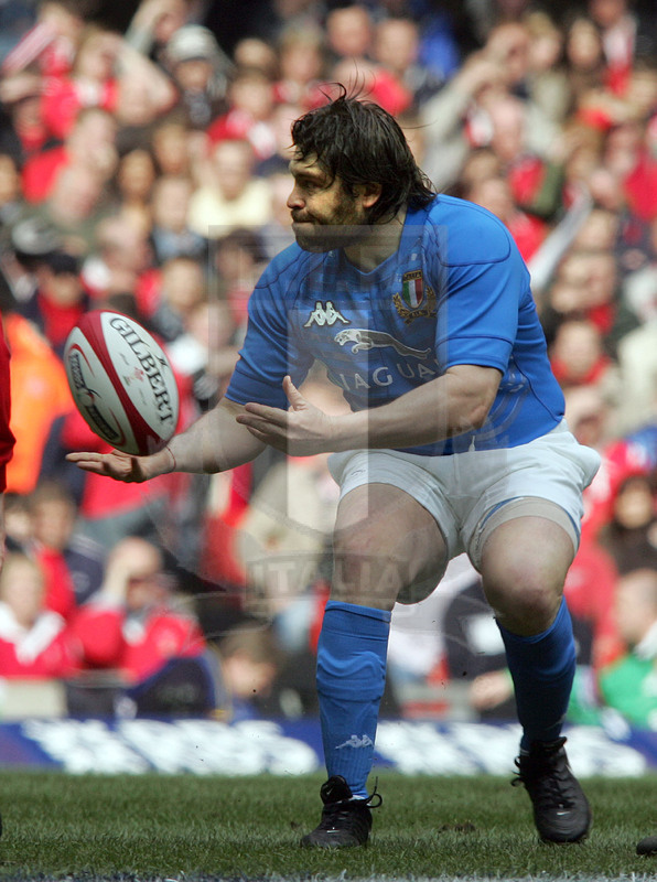 Rbs Sei Nazioni 2006, Round 3, Cardiff, Millennium Stadium 11/03/2006, Galle v Italia, Carlos Nieto. Foto Daniele Resini/Fotosportit